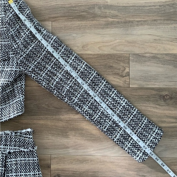 Fashion Nova Check The Resume Tweed Matching Set - Picture 9 of 9